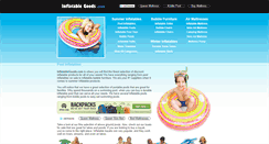 Desktop Screenshot of inflatablegoods.com